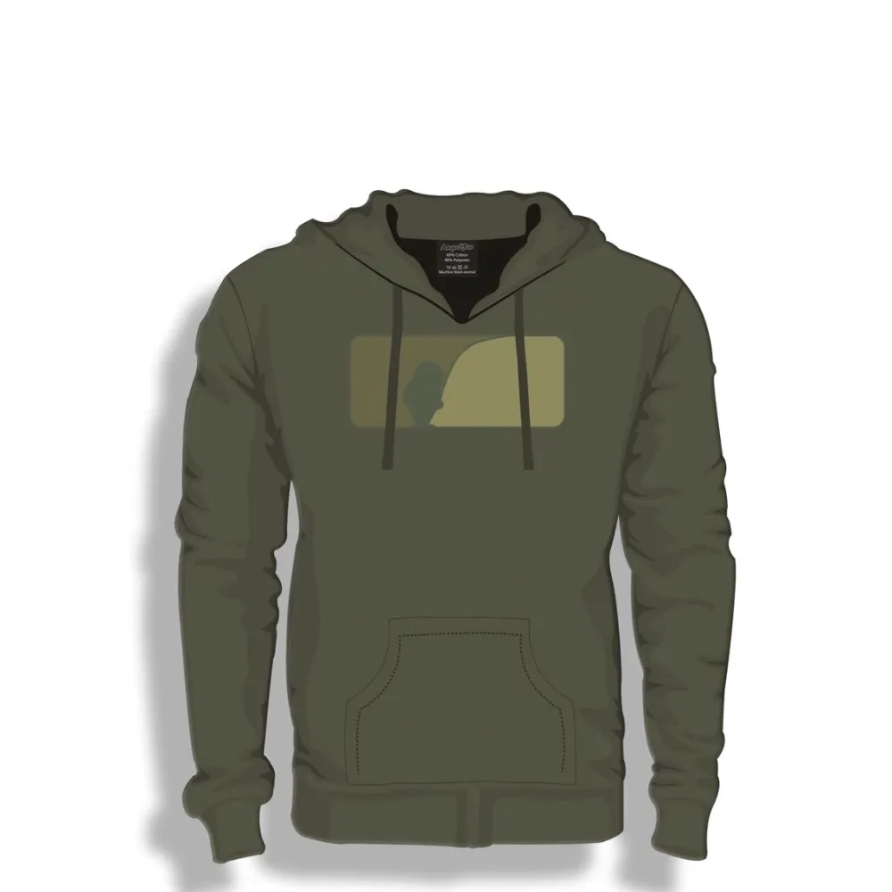 New Hoodie US Style Olive #L Pullover & Hoodies