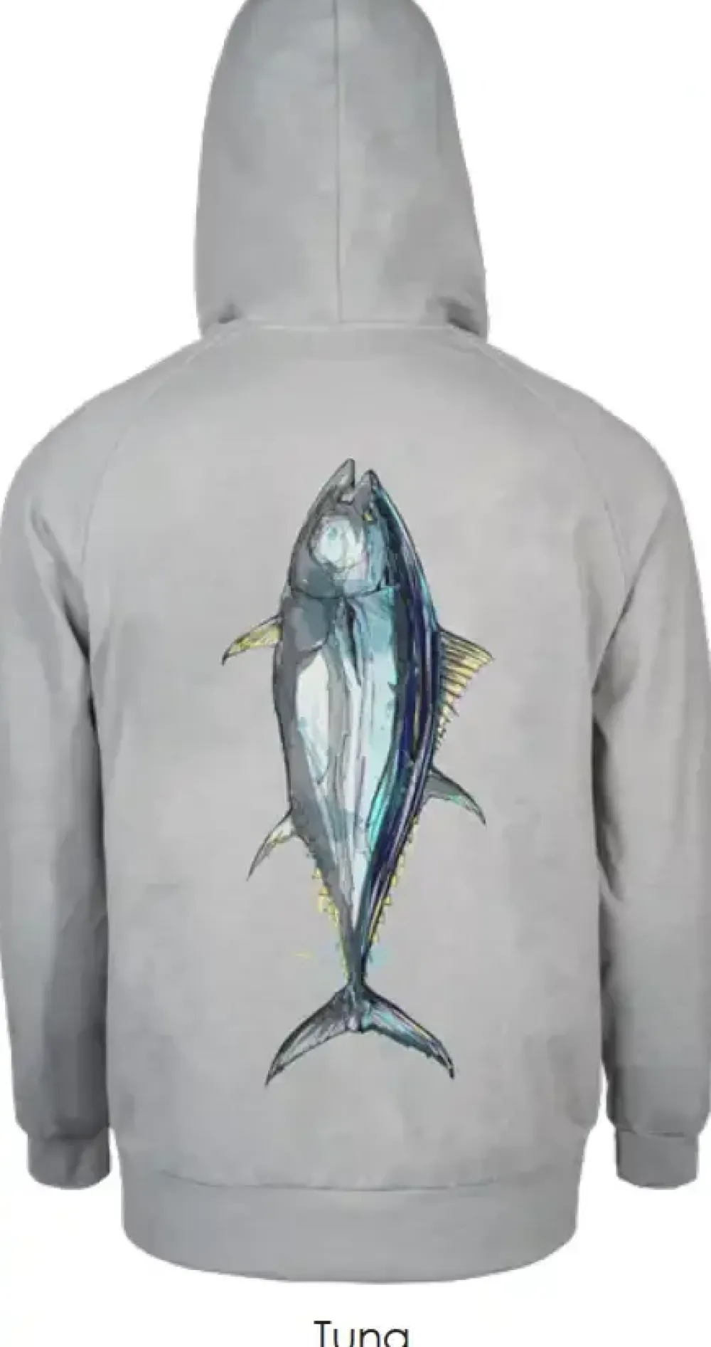 New Hoodie Tuna Grey #S Pullover & Hoodies