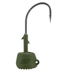 Outlet Silent Chaser Draggin' Ned Jighead #2/0 Green 3,5g Jigköpfe