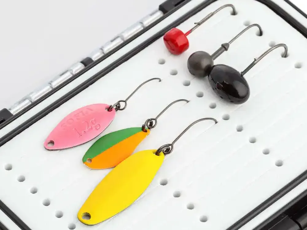 Hot Micro Jig & Spoon Box 10,6x3,4x7,6cm Boxen & Eimer