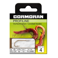 Sale Profiline Haken Wurm brüniert #12 50cm 0,16mm Haken