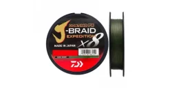 New J-Braid Exped. X8E 150m Dark Green 0,13mm 8,4kg Hauptschnüre|Schnüre