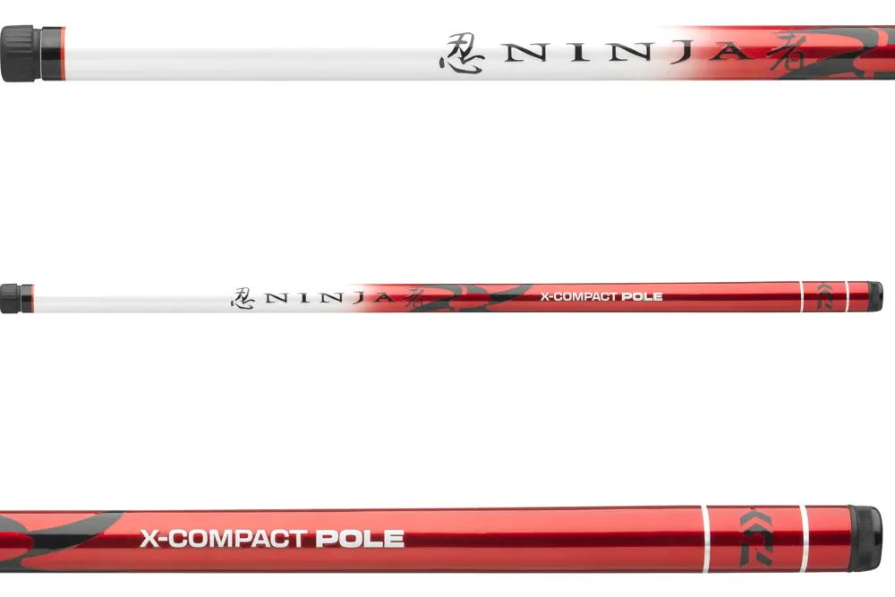 Hot Ninja X-Compact Pole 4,00m Reise-Ruten|Stippen