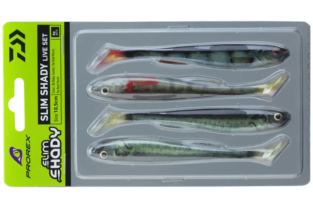 Best Prorex Slim Shady 10,5cm Color Mix 1 Gummiköder