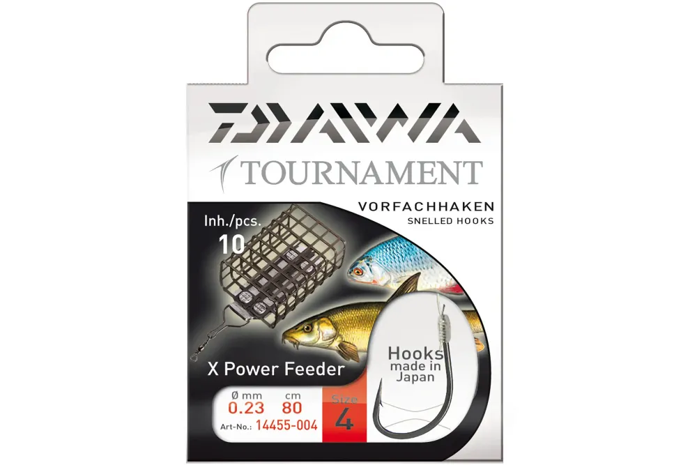 Sale Tournament Feederhaken X-Power #4 80cm 0,23mm Haken