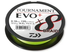 Tournament X8 Braid EVO+ 135m Chartreuse 0,08mm 4,9kg Hauptschnüre|Schnüre