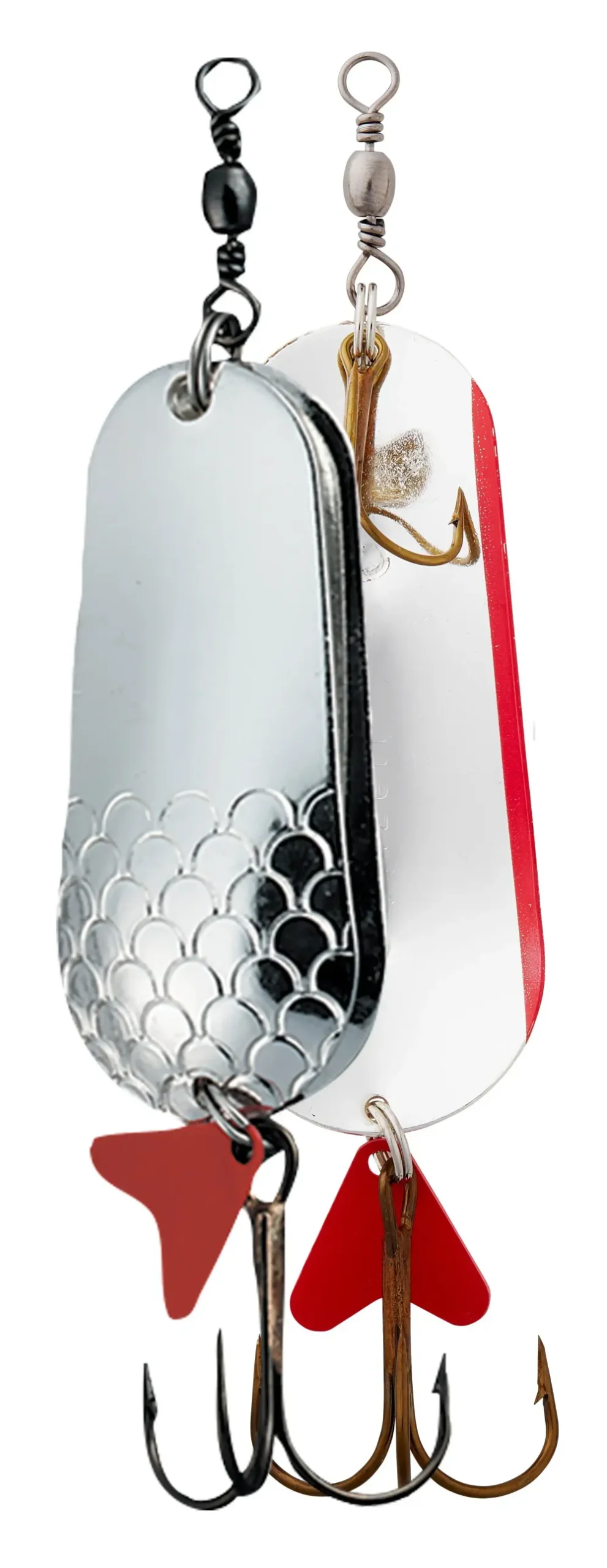 New FZ Twin Blinker 5,5cm 22g Silver/Silver Vorfächer