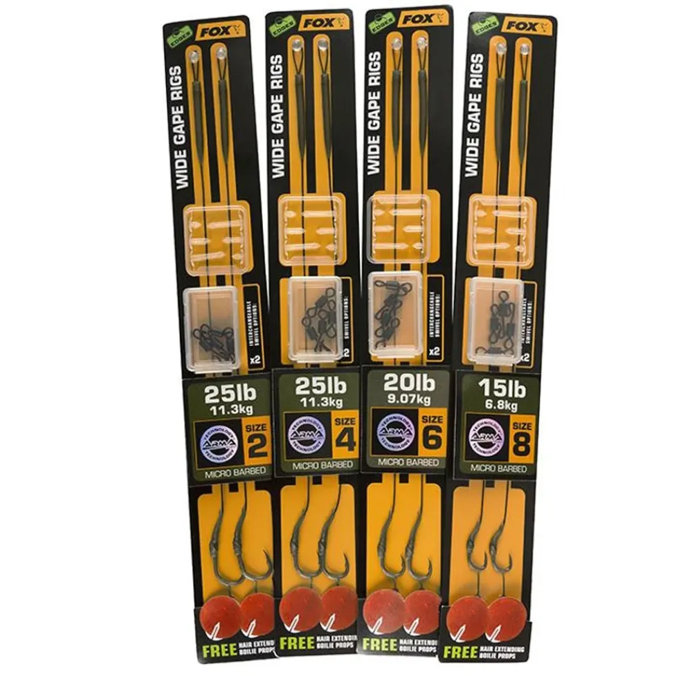 Outlet Edges Arma Point Wide Gape Rigs #6 Haken