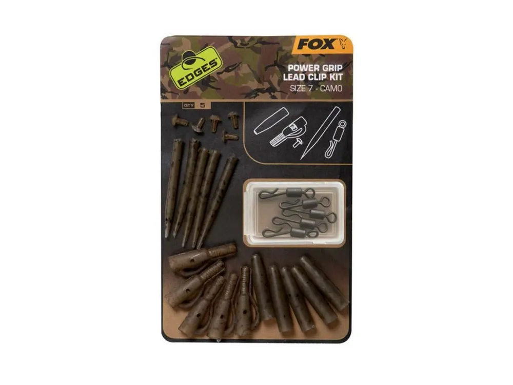 Outlet EDGES Camo Power Grip Lead Clip Kit #7 Kleinteile