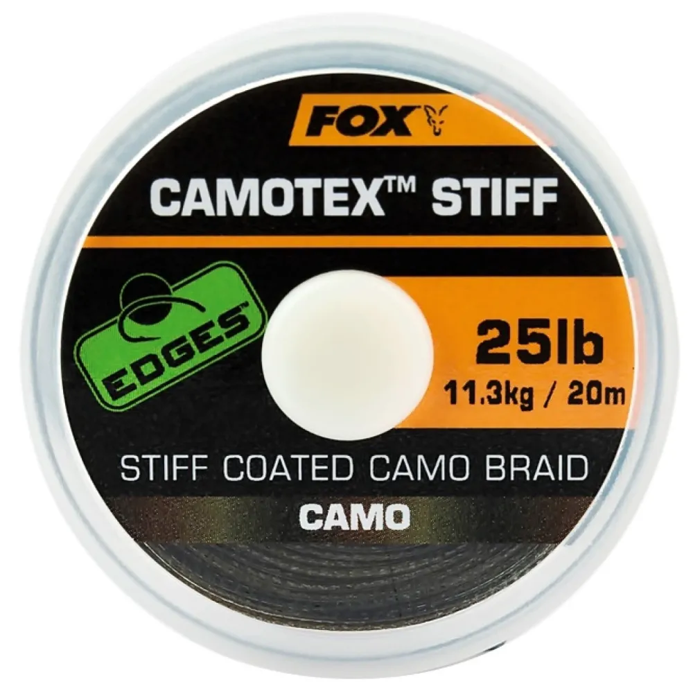 Best EDGES Camotex Stiff 20m 20lb Kleinteile|Vorfächer