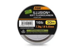 Hot Edges Illusion Soft FC Hooklink 5,44kg 30m Natural Green 0,30mm Vorfächer