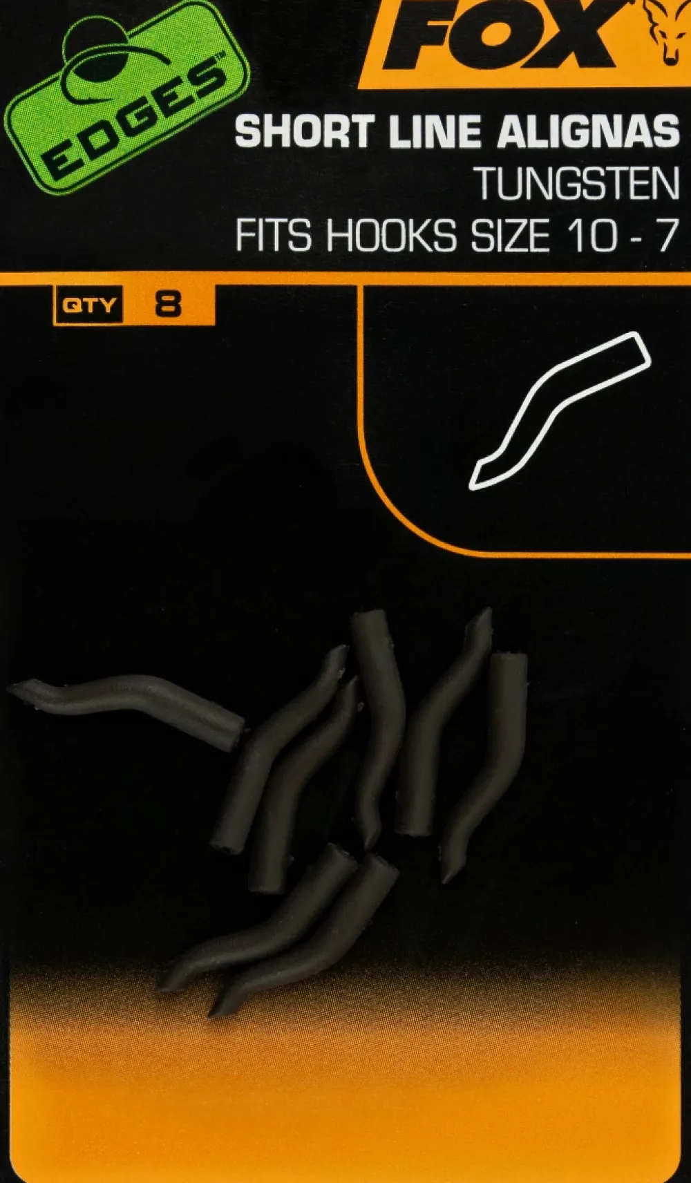Hot Edges Line Aligna Tungsten Short #10-7 Haken