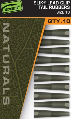 Discount EDGES Naturals Slik Lead Clip Tail Rubber #10 Kleinteile