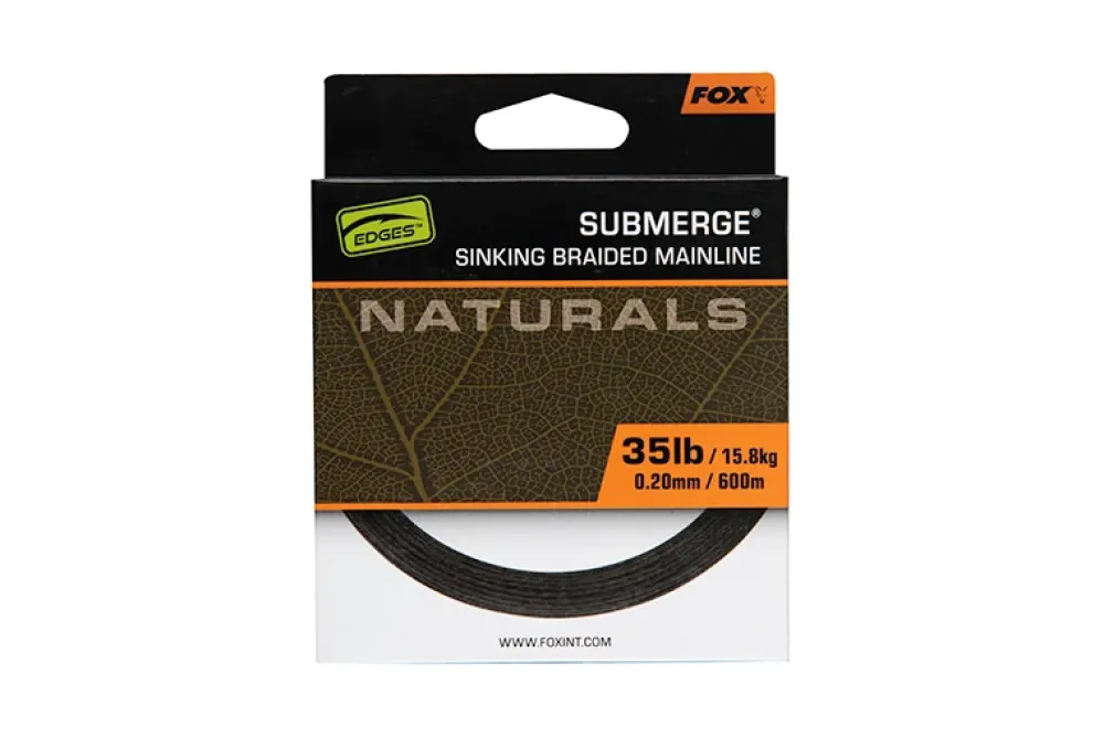 EDGES Naturals Submerge Braid 600m Green 0,20mm 15,8kg Schnüre