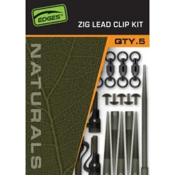 New EDGES Naturals Zig Lead Clip Kit Kleinteile
