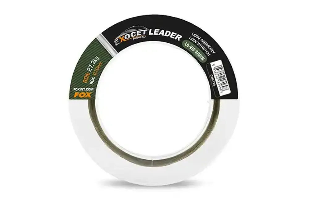 Exocet Pro Leader 100m Low Vis Green 0,50mm Vorfächer|Schnüre