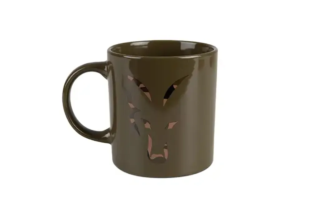 Outlet Head Ceramic Mug Green Camo Camping & Outdoor