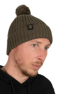 Discount Merino Bobble Hat Olive Kopfbedeckungen
