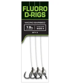 Discount Ready Rigs Fluoro D-Rig #4 30cm Haken