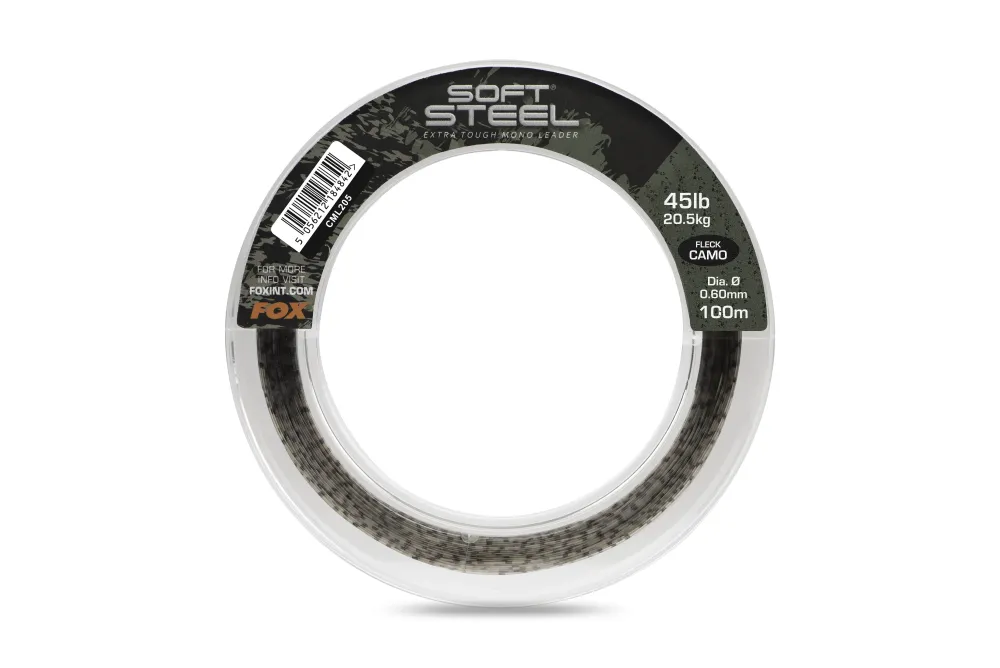 Hot Soft Steel Fleck Camo Leader 100m 0,50mm Schuhe & Stiefel|Schnüre