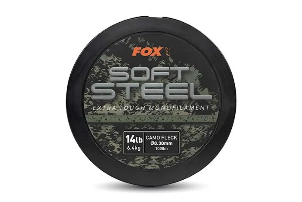 Soft Steel Fleck Camo Mono 1000m 0,30mm Hauptschnüre|Schnüre