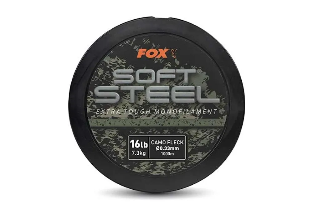 Soft Steel Fleck Camo Mono 1000m 0,30mm Hauptschnüre|Schnüre