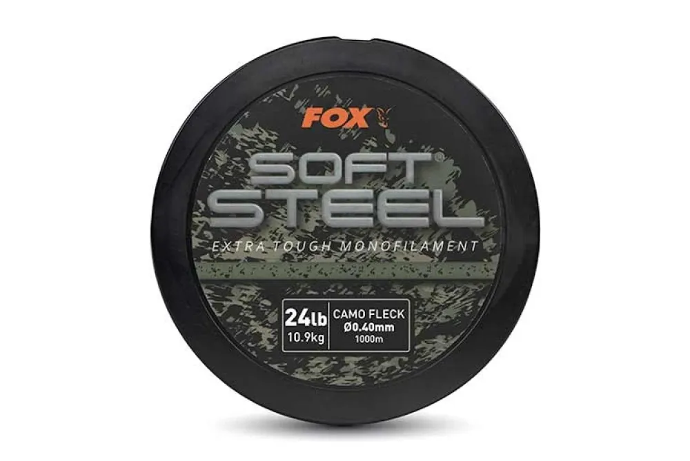 Soft Steel Fleck Camo Mono 1000m 0,30mm Hauptschnüre|Schnüre
