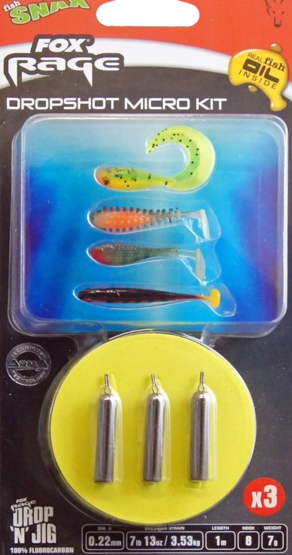 Sale Dropshot Kit 7,79lb 0,22mm x1m 7g #8 x 3 Sets