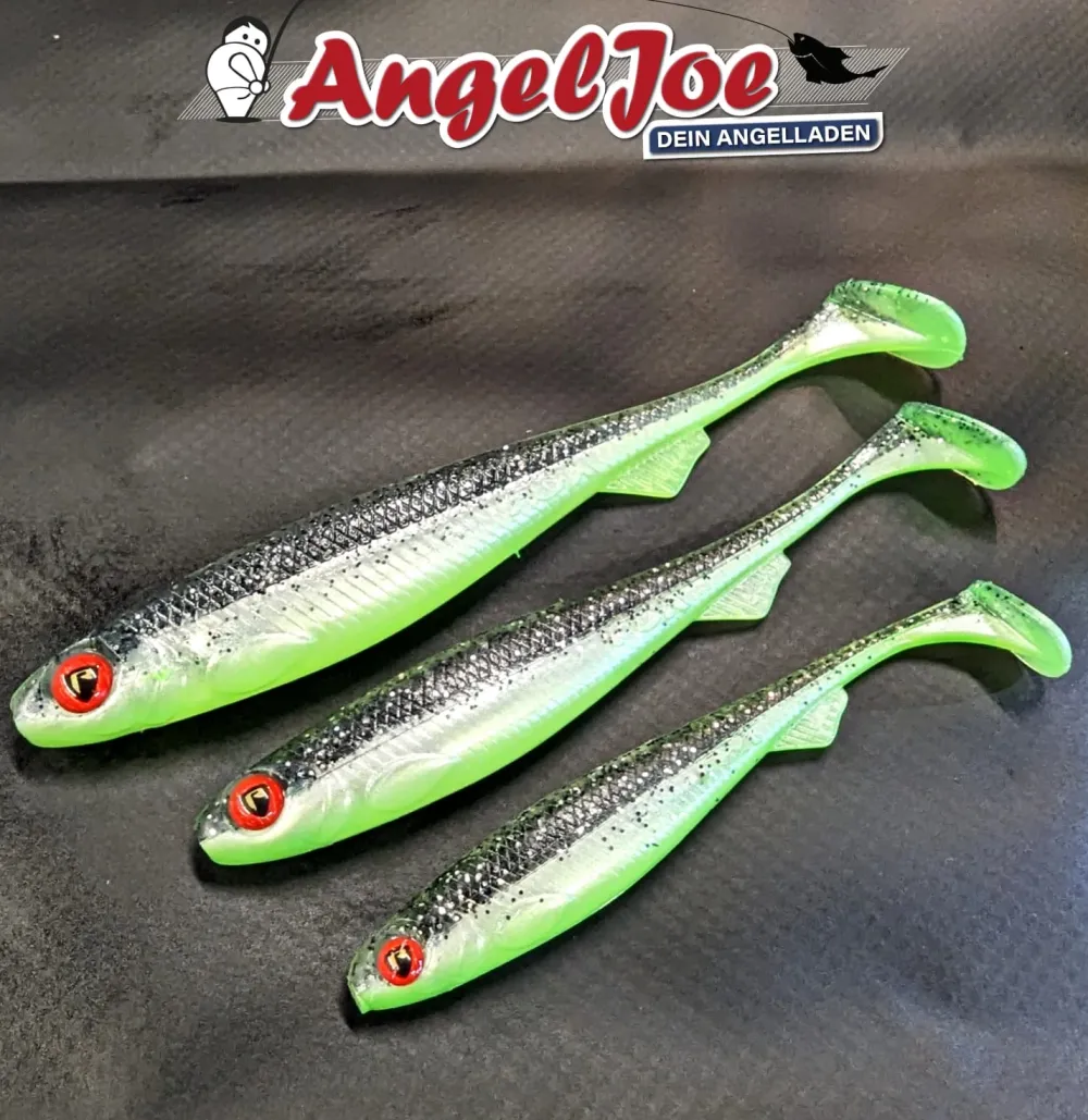 Sale Slick Shad AJ Spezial 9cm Black Chart Gummiköder