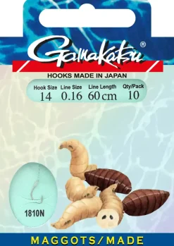 Clearance Booklet Maggots 1810N 60cm #10 0,20mm Haken