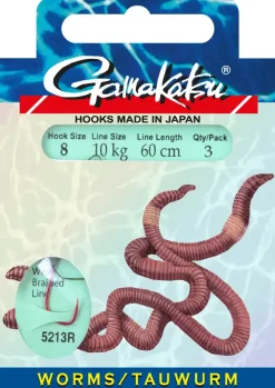 Sale Booklet Worm 5213R 60cm #1 0,20mm Haken