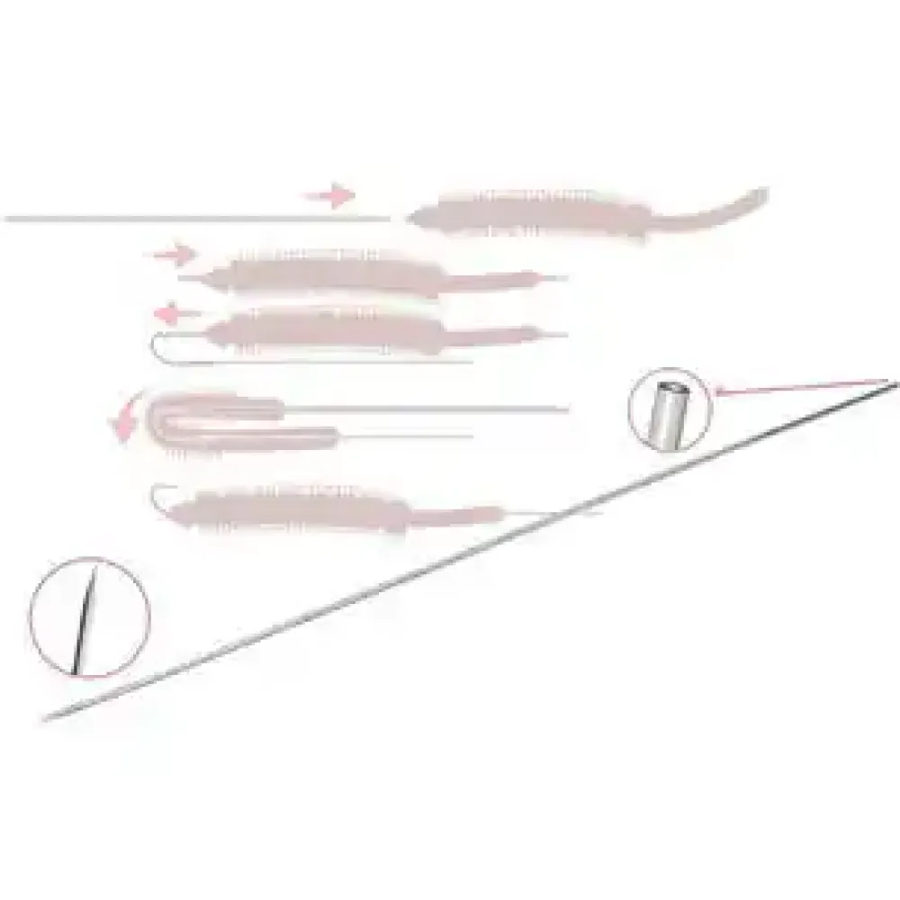 Hot Stahl Wurmnadel 20cm Kleinteile