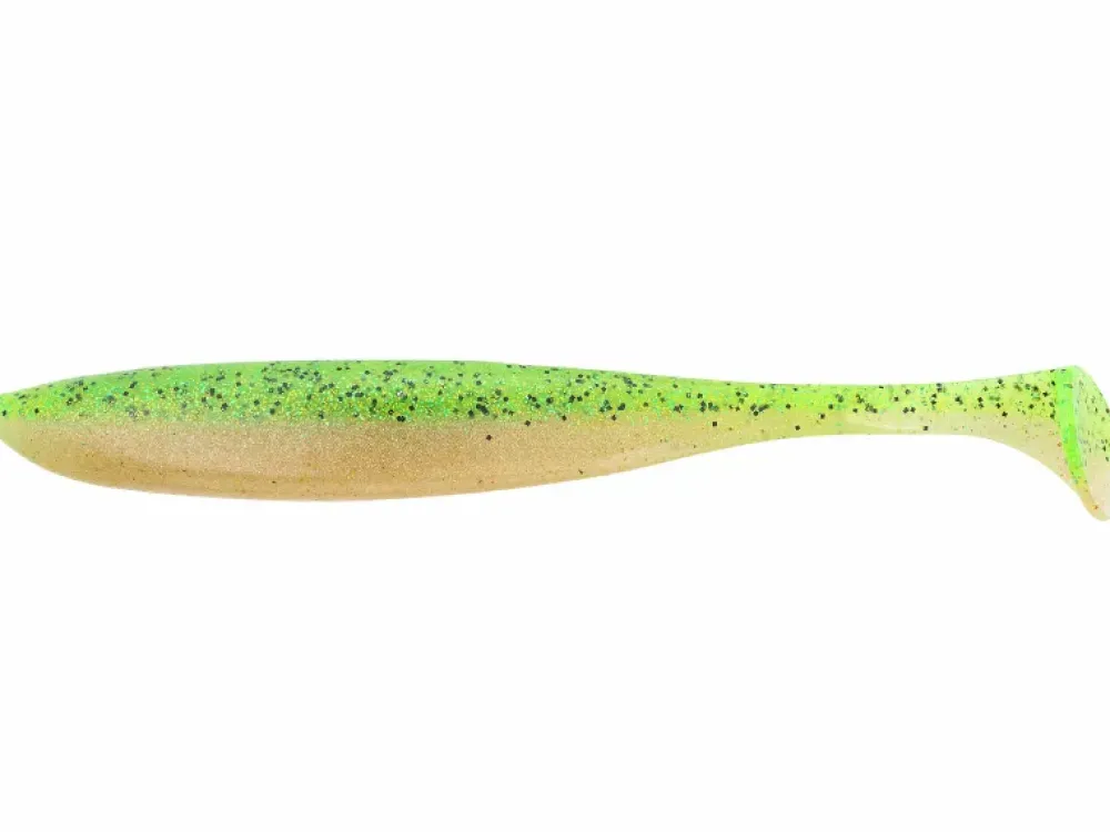 Sale Easy Shiner 8" Green Pumpkin Chartreuse Gummiköder