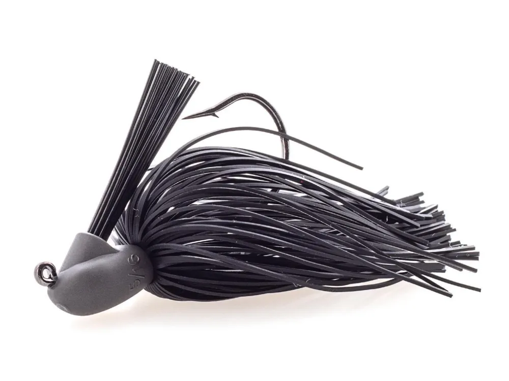 Hot Rubber Jig Model I (Version 2) 9g Black Red Jigköpfe
