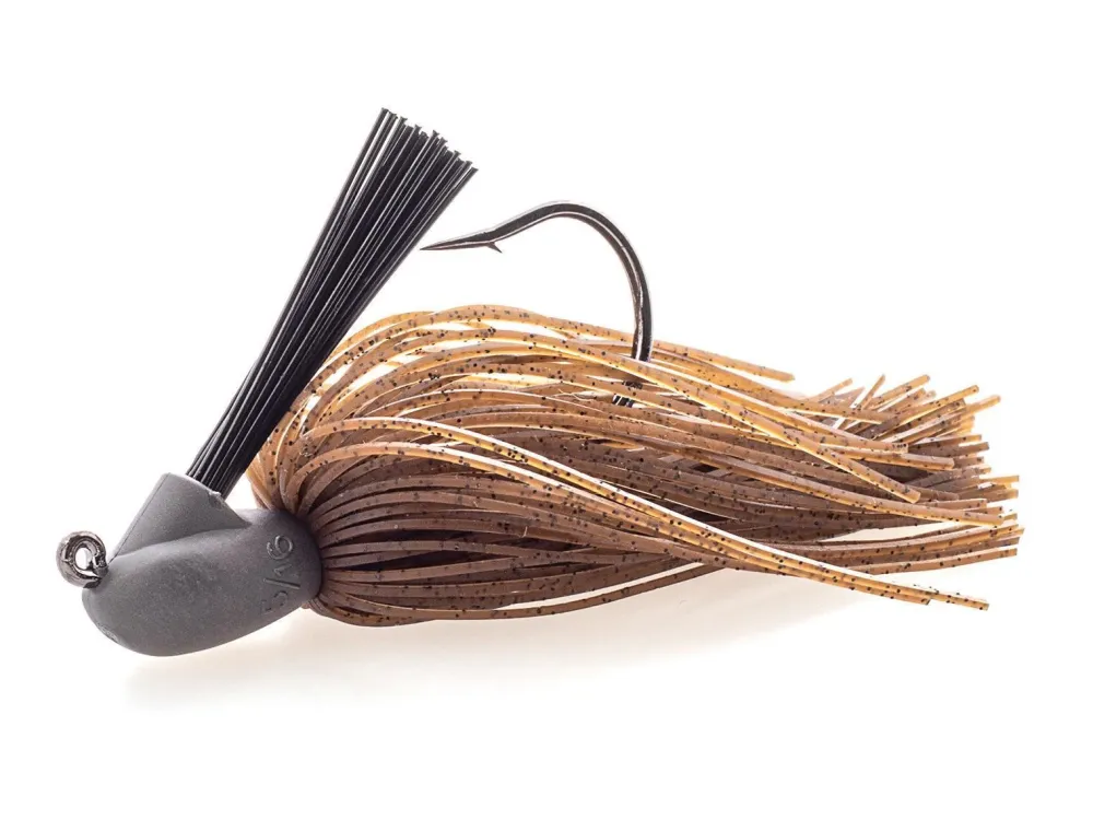 Hot Rubber Jig Model I (Version 2) 9g Black Red Jigköpfe