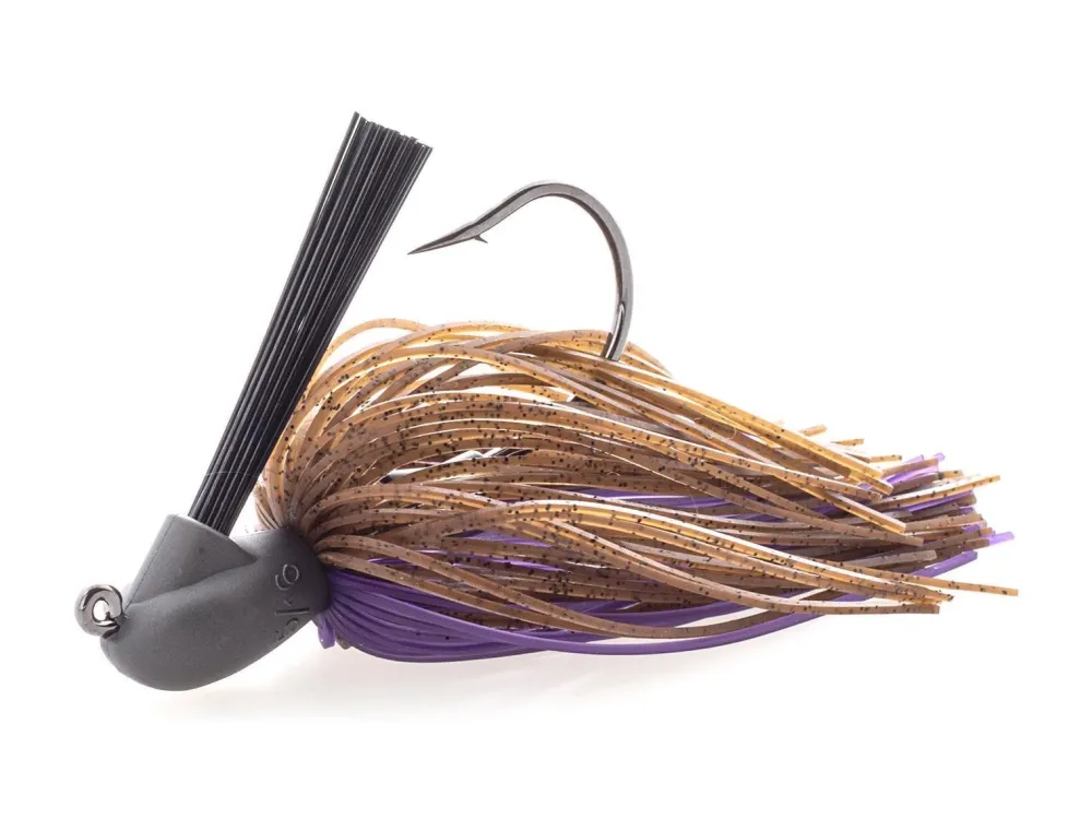 Hot Rubber Jig Model I (Version 2) 9g Black Red Jigköpfe