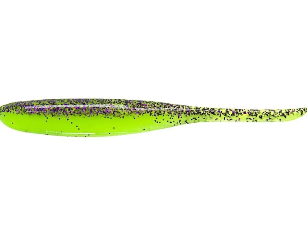 Best Shad Impact 2" Green Pumpkin Chartreuse Gummiköder