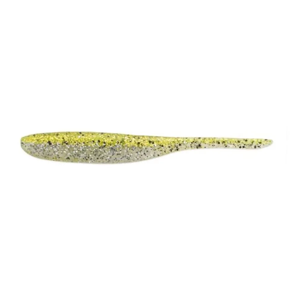Best Shad Impact 2" Green Pumpkin Chartreuse Gummiköder