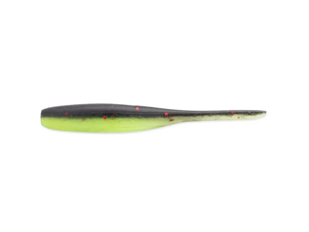 Best Shad Impact 2" Green Pumpkin Chartreuse Gummiköder