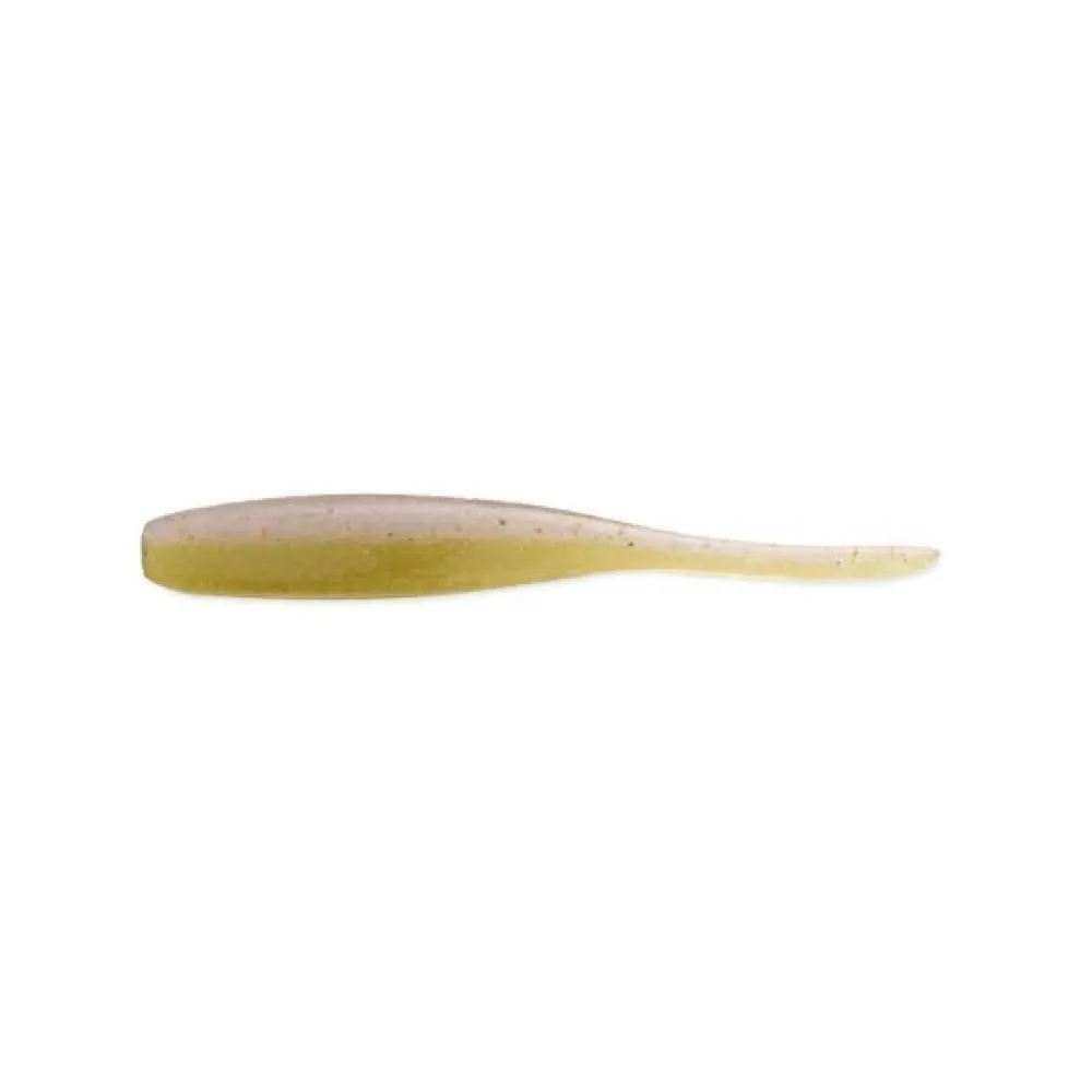 Best Shad Impact 2" Green Pumpkin Chartreuse Gummiköder