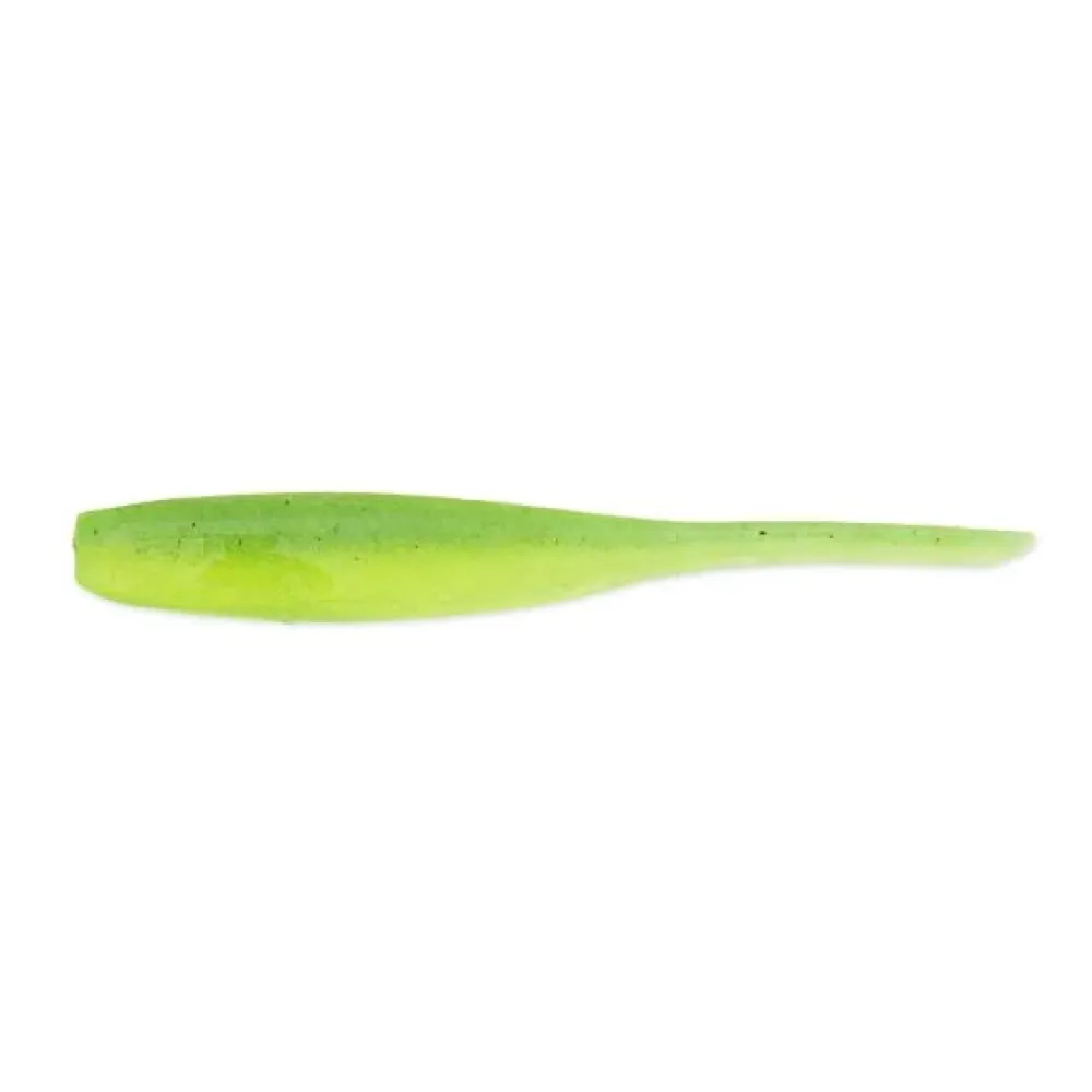 Best Shad Impact 2" Green Pumpkin Chartreuse Gummiköder
