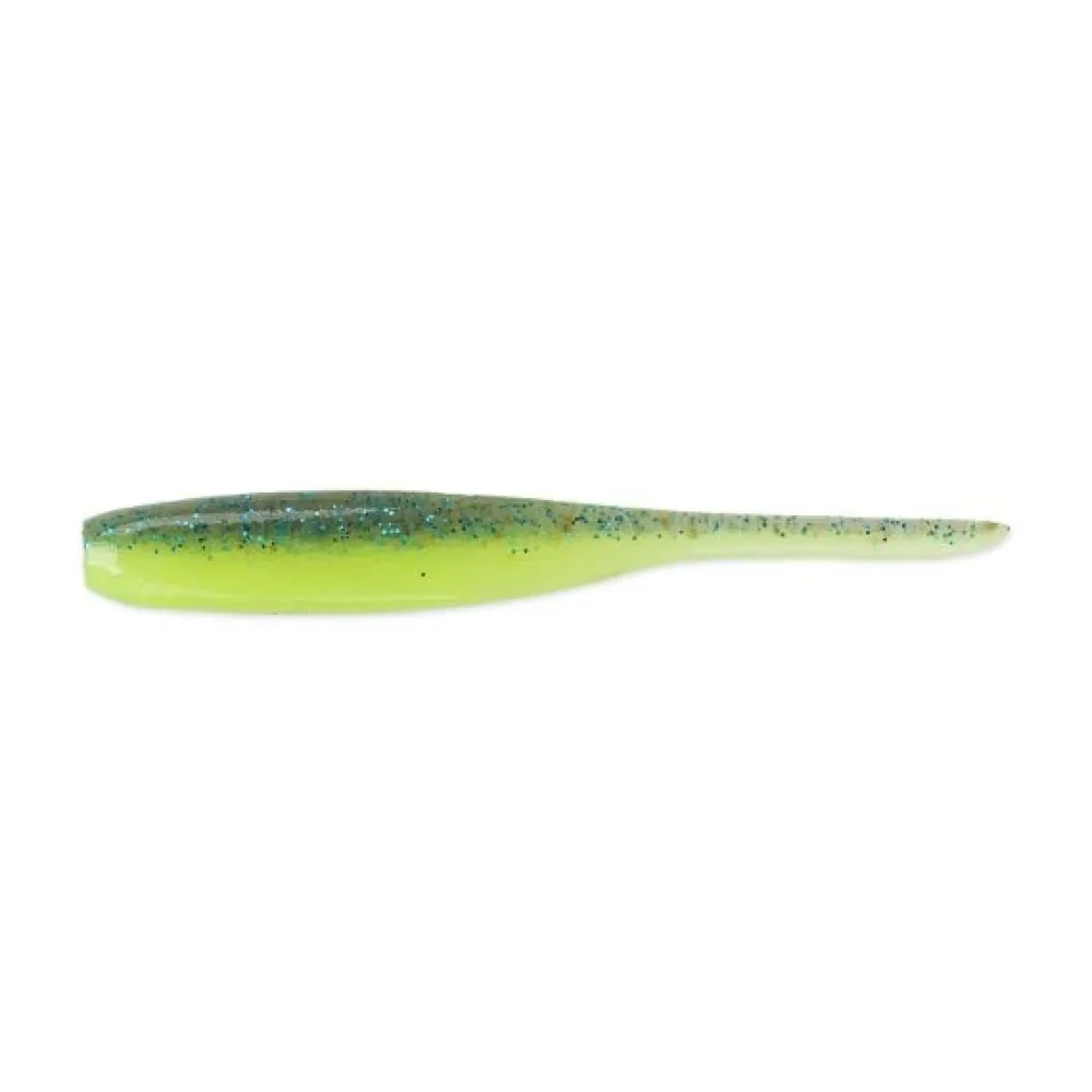 Best Shad Impact 2" Green Pumpkin Chartreuse Gummiköder