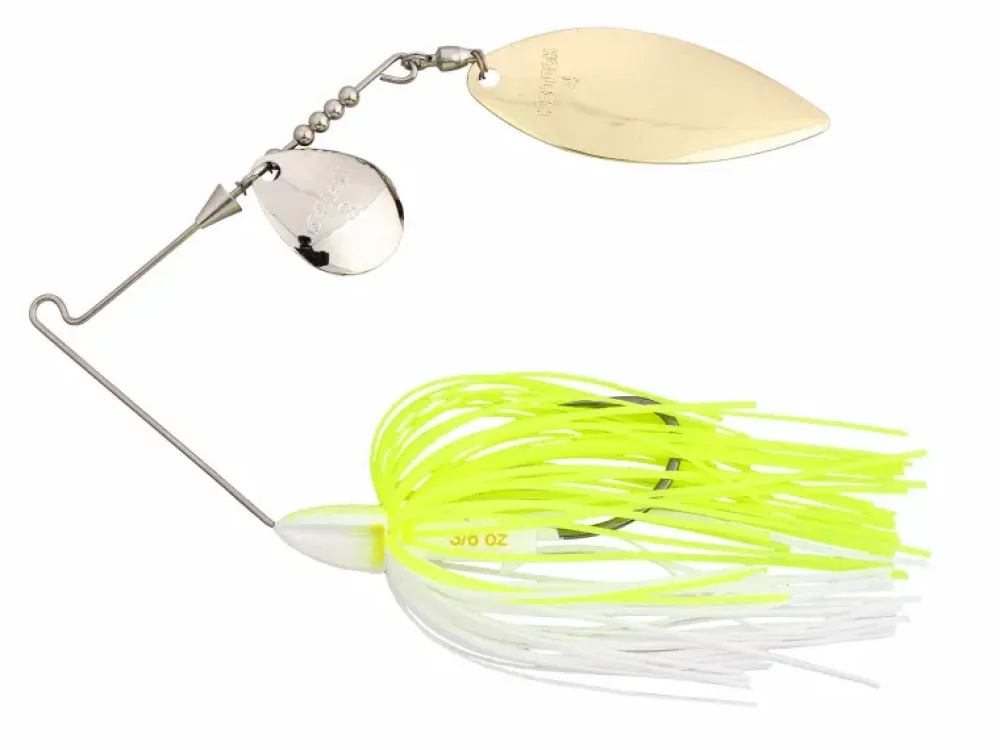 Clearance Tee-Bone Spinnerbait TW 14g (010) Super White Metallköder