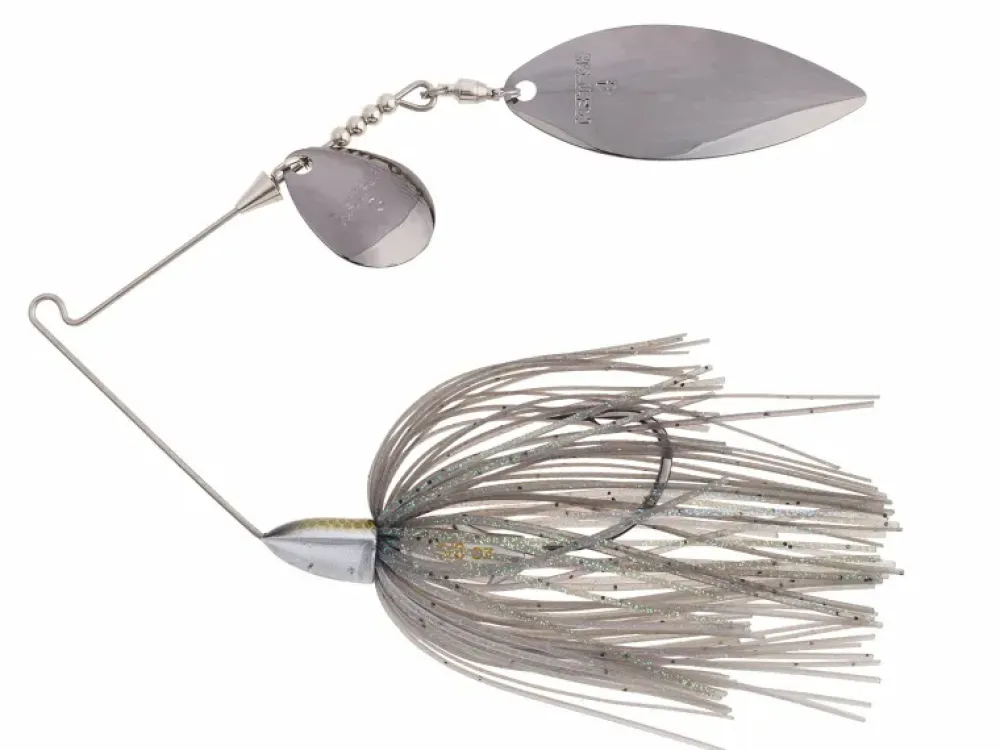 Clearance Tee-Bone Spinnerbait TW 14g (010) Super White Metallköder
