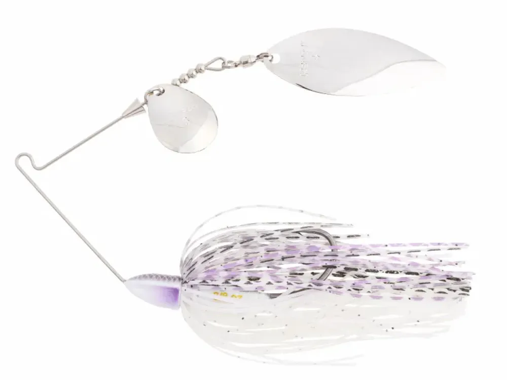 Clearance Tee-Bone Spinnerbait TW 14g (010) Super White Metallköder