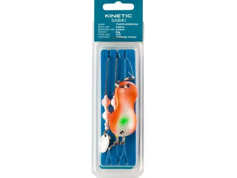 Discount Sabiki Plaice Leader #1/0 115cm Sunset 40g Meeresköder