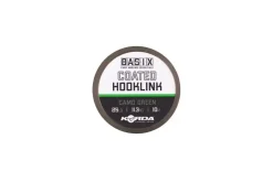 Sale Basix Coated Hooklink 25lb 10m Camo Green Camping & Outdoor