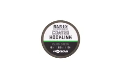 Sale Basix Coated Hooklink 25lb 10m Camo Green Camping & Outdoor
