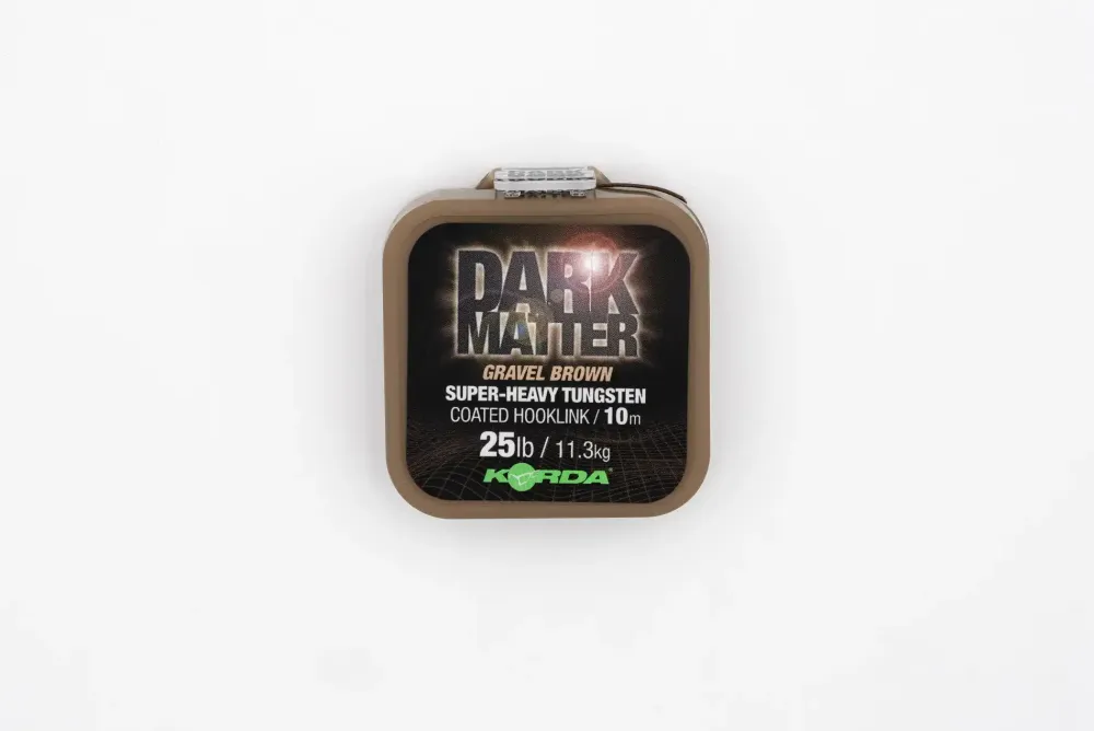 Sale Dark Matter Tungsten Coated Braid 25lb 10m Gravel Brown Vorfächer