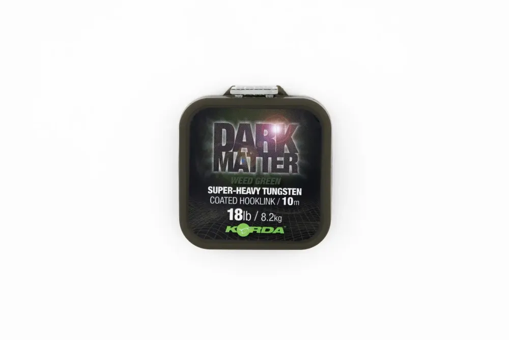 Discount Dark Matter Tungsten Coated Braid 25lb 10m Weed Green Vorfächer